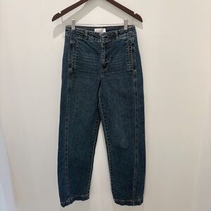 NWOT Habitual Mica barrel straight leg jeans faded wash
Size 26/2